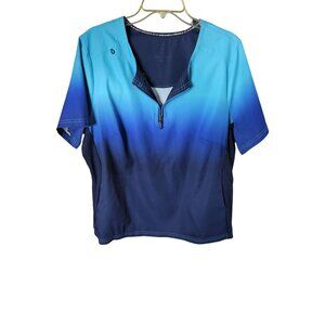 Womens Koi Multicolor Pullover 100% Polyester Nursing Scrubs